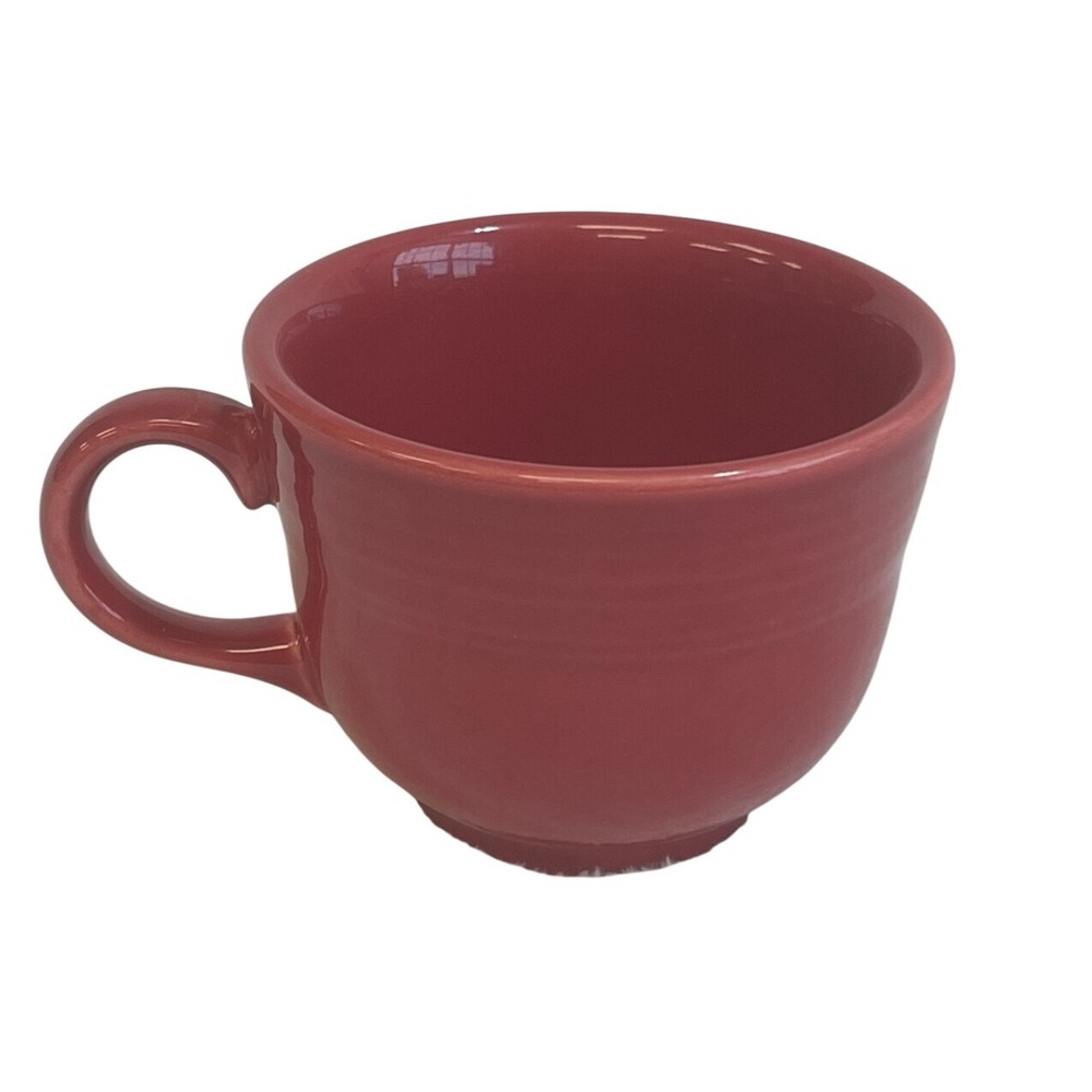 Fiestaware Homer‎ Laughlin China Co Maroon Red Coffee Tea Cup Lead Free